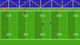 Retro Bowl receiver running with the football after making a catch